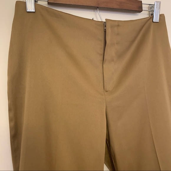 VTG caramel color satin bootleg pants by A. Byer - Picture 2 of 9